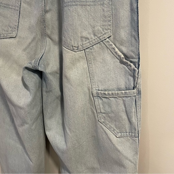 𝅺Vintage 30/30 Buffalo Light Wash Relaxed Denim High Waist Wide Leg 80s 90s - Picture 9 of 13